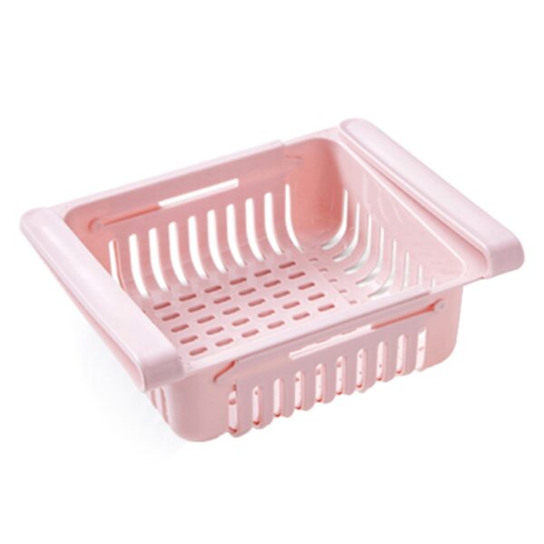 New kitchen storage rack sponge cake drawer shelf container shelf Retractable refrigerator form finishing storage rack 1