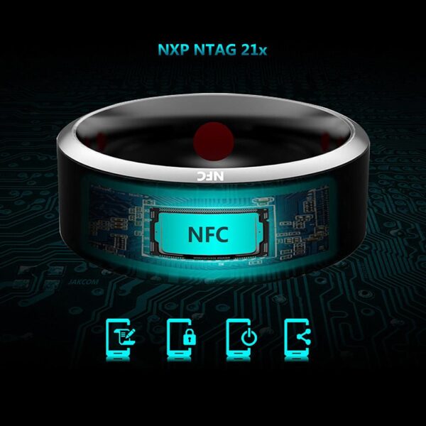 Арыгінальная разумная кольца Jakcom R3F Wear Magic Finger NFC Ring IC ID Card для Android Windows 2