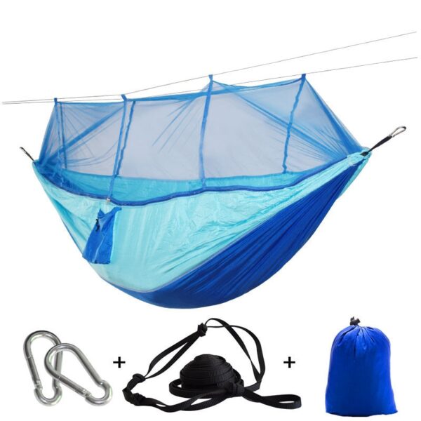 Portable Mosquito Net Hammock Tent With Adjustable Straps And Carabiners Large Stocking 21 Colors In Stock 2