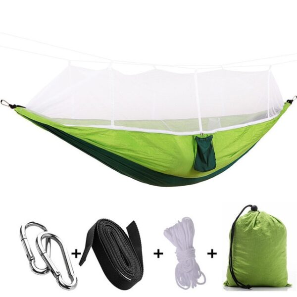 Portable Mosquito Net Hammock Tent With Adjustable Straps And Carabiners Large Stocking 21 Colors In Stock 5.jpg 640x640 5