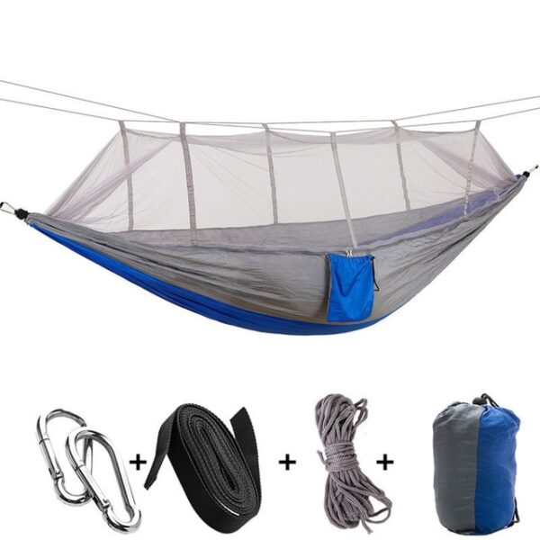 Portable Mosquito Net Hammock Tent With Adjustable Straps And Carabiners Large Stocking 21 Colors In Stock 8.jpg 640x640 8