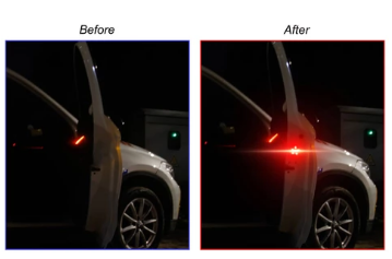 Wireless Car Opening Door Singal Lights, Wireless Car Opening Door Singal Lights