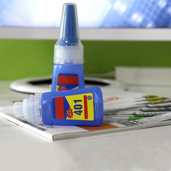 Quick Dry Universal Glue 401 Rapid Fix Instant Fast Adhesive 20g Bottle Stronger Super Glue Multi 5