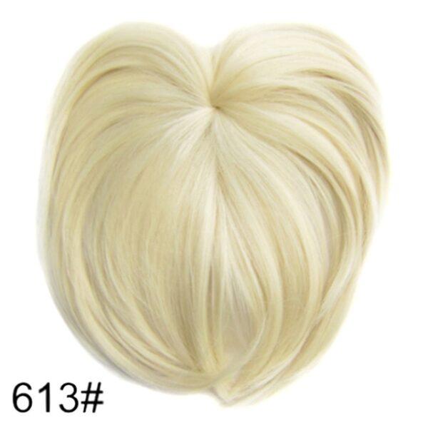 Silky Clip On Hair Topper Wig Heat Resistant Fiber Hair Extension for Women NShopping 4.jpg 640x640 4