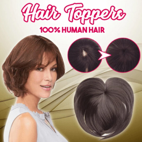 Silkeslen Clip-On Hair Topper