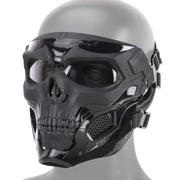 Skull Airsoft Full Face Helmet Mask Horror CS Halloween Protective Masquerade Party Cosplay Outdoor Tactical Masks 1