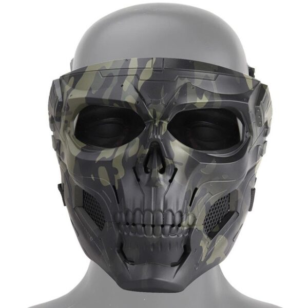 Airsoft Bullet Gun Mask Masque tactique Visage complet avec