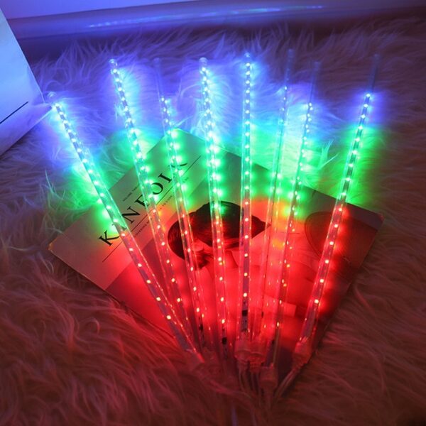 Thrisdar 30CM 50CM Meteor Shower Rain LED Fairy String Light 8 Drop Raindrop Snow Falling Light 3.jpg 640x640 3