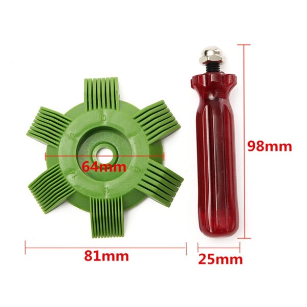Universal Car A C Radiator Condenser Fin Comb Air Conditioner Coil Straightener Cleaning Tool Auto Cooling 1