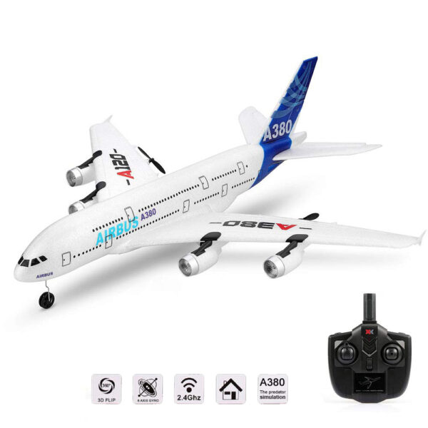 Wltoys XK A120 Airbus A380 Model Remote Control Plane 2 4G 3CH EPP RC Airplane Fixed 6