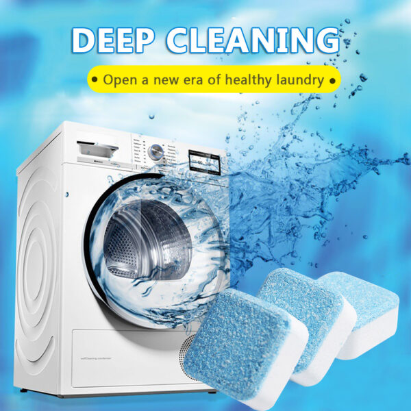 1 4 Tab Washing Machine Cleaner Washer Cleaning Detergent Effervescent Tablet Washer Cleaner 1