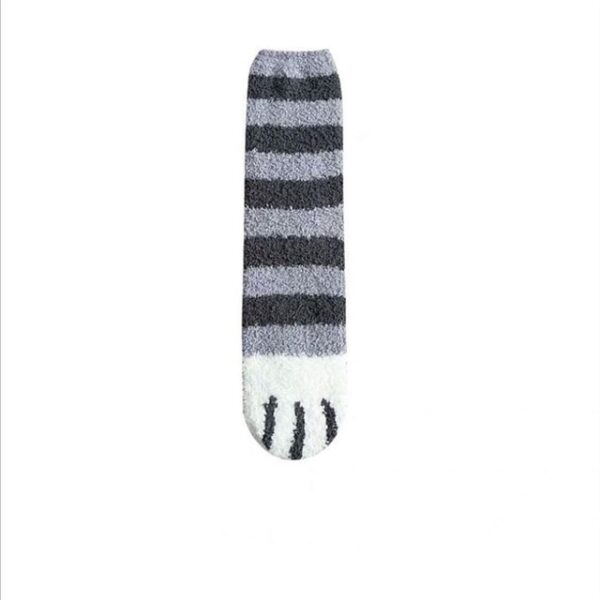 1 pair of plush coral fleece socks female tube socks autumn and winter cat claws cute 1.jpg 640x640 1