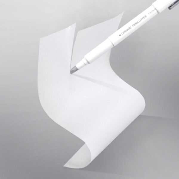 1PCS wear resistant ceramic paper cutter pen knife paper crafts notebook DIY newspaper magazine tool pencil 1