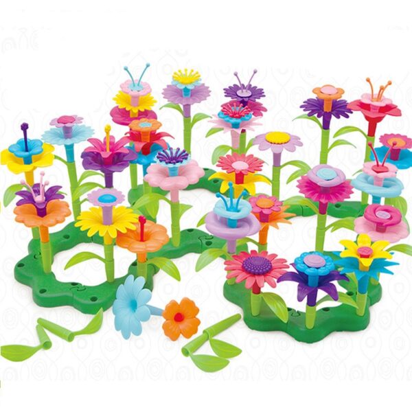 Details about   Flower Garden Building Set 98 PCS Arts and Crafts for Girls 11 Colors 