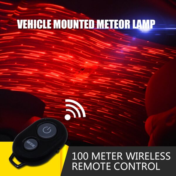 CNSUNNYLIGHT USB LED Car Atmosphere Ambient Star Light DJ RGB Colorful Music Sound Lamp Christmas Interior 2