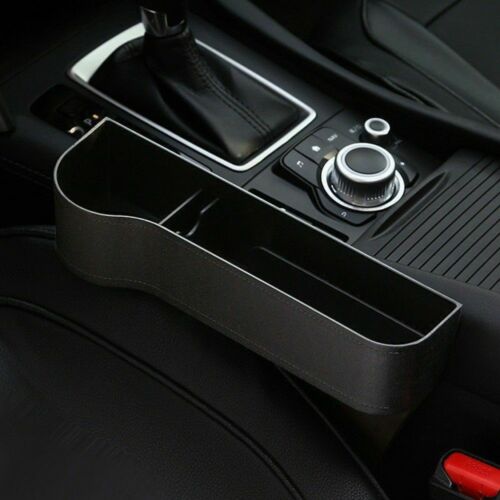 Car Seat Gap Slit Pocket Catcher Organizer PU Leather Storage Box Phone Bottle Cups Holder Auto 2