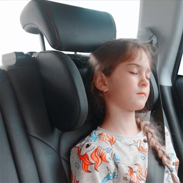 Car memory foam headrest child adult sleeping side head support pillow neck back pillow breathable soft 1