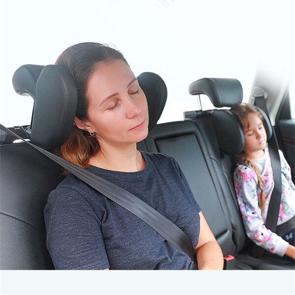 Car memory foam headrest child adult sleeping side head support pillow neck back pillow breathable soft 2