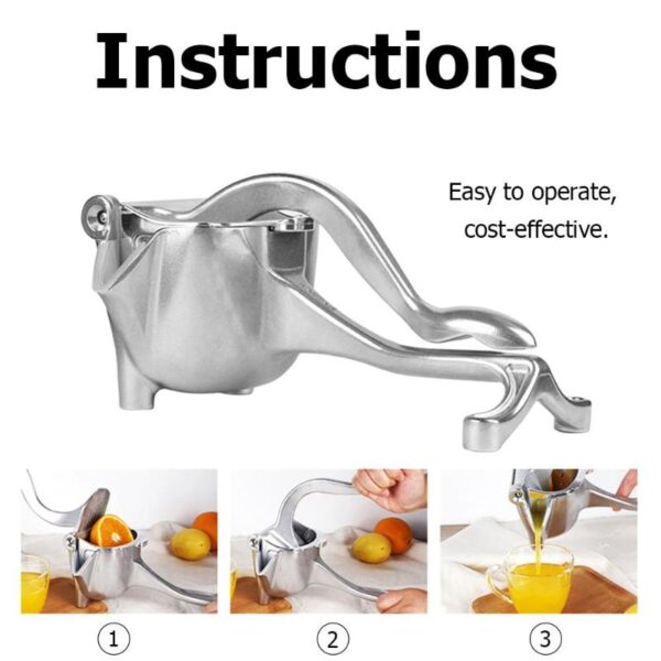 DIY Fruit Juicer Manual Stainless Steel Mini Citrus Juicer Orange Lemon Fruit Squeezer Grinder fresh juice 4