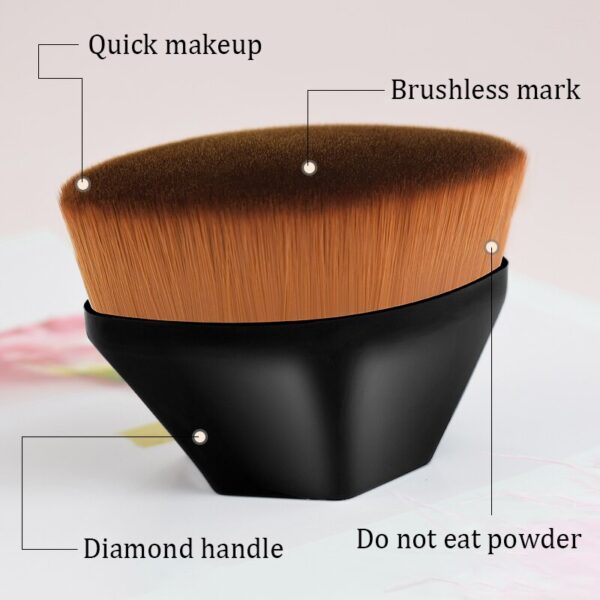 Foundation brush magic makeup brush petal flat diamond seamless petal storage box pincel maquiagem 1