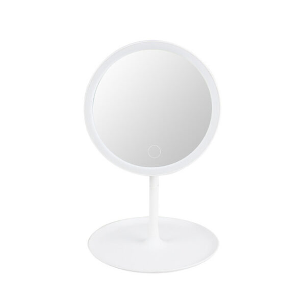 LED Makeup Mirror with Led Light Vanity Mirror Portable Desktop Mirror Dormitory Rechargeable Mirors VIP