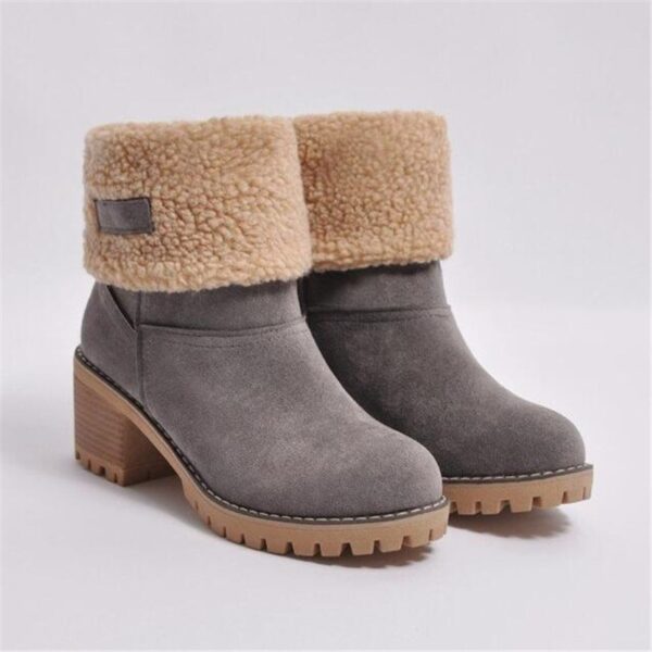 LZJ 2019 women s boots new winter outdoor warm and comfortable fur boots women snow boots
