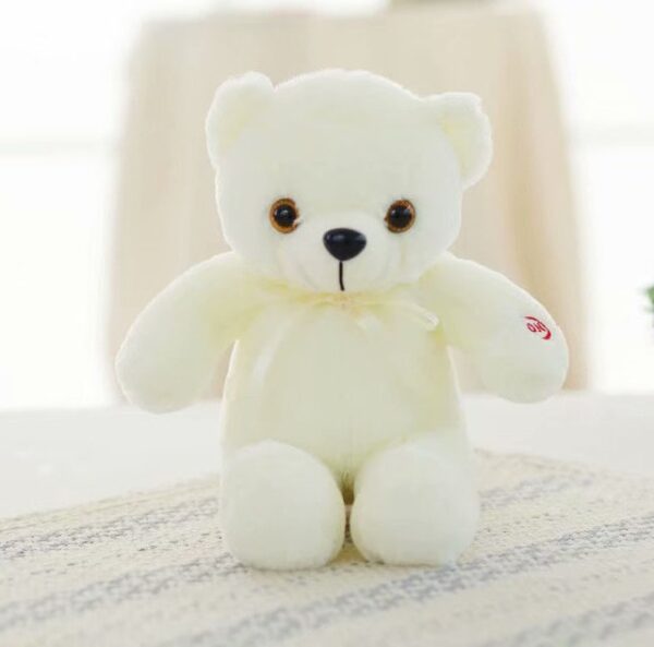 Luminous 30 50 80cm Creative Light Up LED Teddy Bear Stuffed Animal Plush Toy Colorful