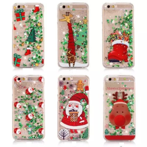 Glitter Christmas Phone Case