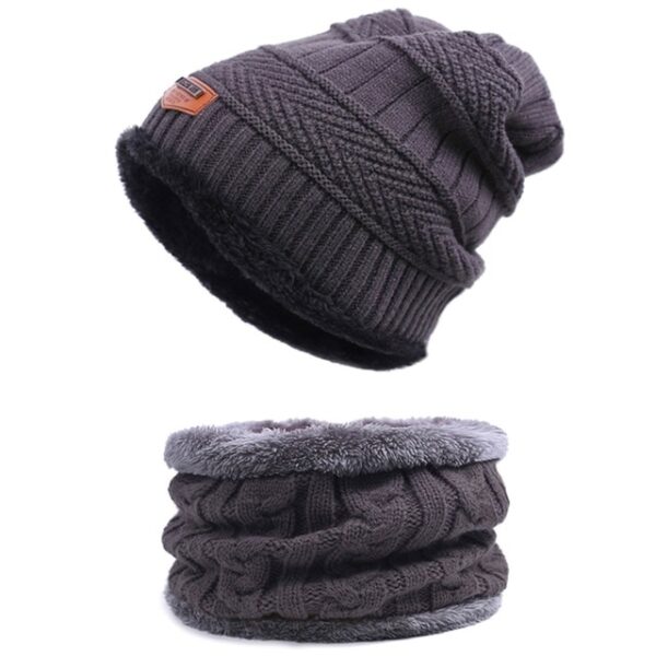 MLTBB Men s Hat Scarf Set Winter Knitting Beanies Skullies Scarves For Men Winter Sets Male 5.jpg 640x640 5