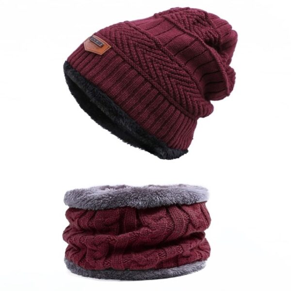 MLTBB Men s Hat Scarf Set Winter Knitting Beanies Skullies Scarves For Men Winter Sets Male 6.jpg 640x640 6