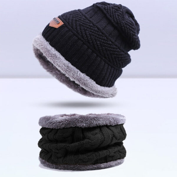 MLTBB Men s Hat Scarf Set Winter Knitting Beanies Skullies Scarves For Men Winter Sets Male 7.jpg 640x640 7