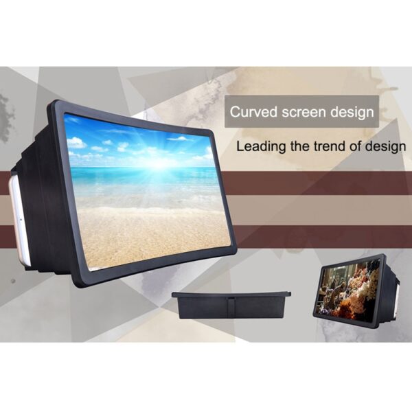 Mobile Phone Screen Magnifier Video Expander 3D Screen Amplifier Stand Holder for Movie Display Magnifying Screen 3