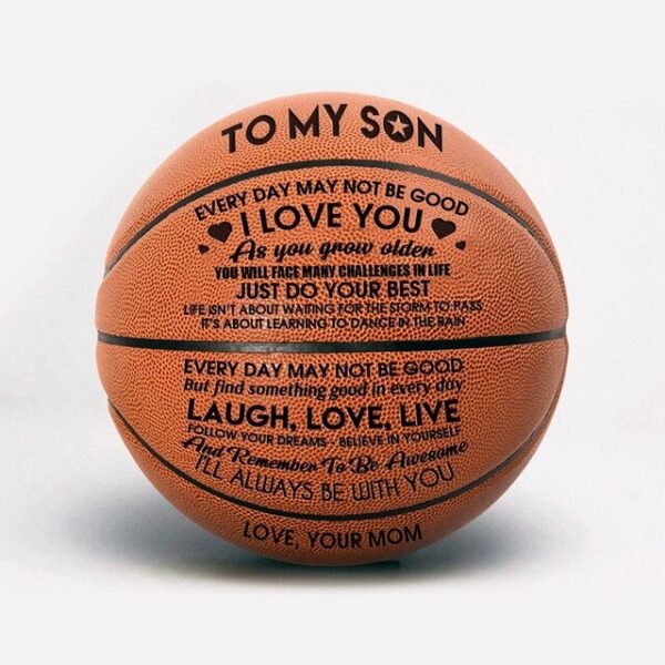 Mom and Dad to My Son You Basketball Wholesale or retail Cheap Basketball Ball Official