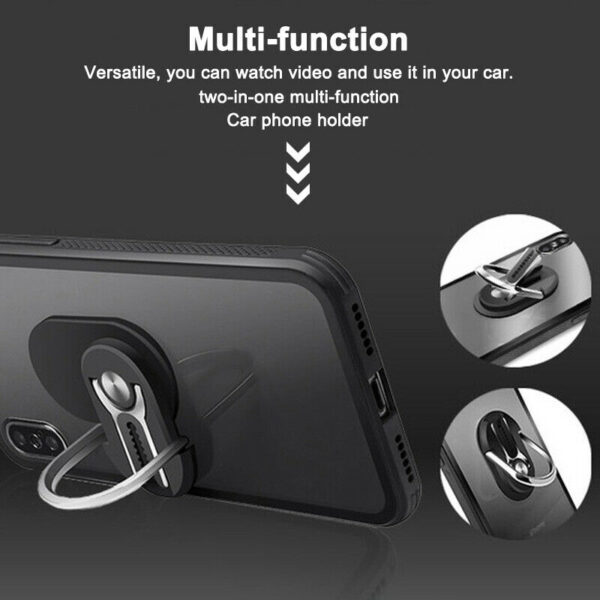 Multipurpose Mobile Phone Holder 360 Degree Car Air Vent Grip Mount Stand Rotation Magnetic Finger Ring 1