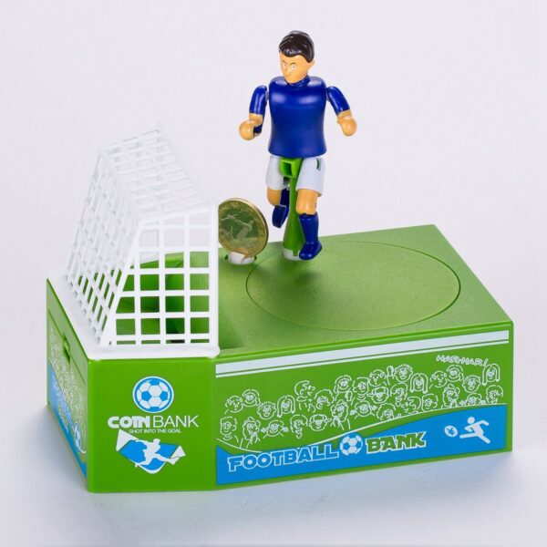 Novelty gift cartoon football savings pot electric piggy bank Soccer Player Goal Kicking Coin Bank Football 1