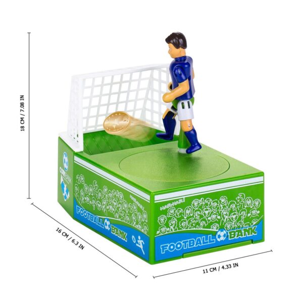 Novelty gift cartoon football savings pot electric piggy bank Soccer Player Goal Kicking Coin Bank Football 2