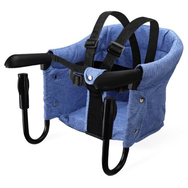 Portable Baby Highchair Foldable Feeding Chair Seat Booster Safety Belt Dinning Hook on Chair Harness Lunch 2.jpg 640x640 2