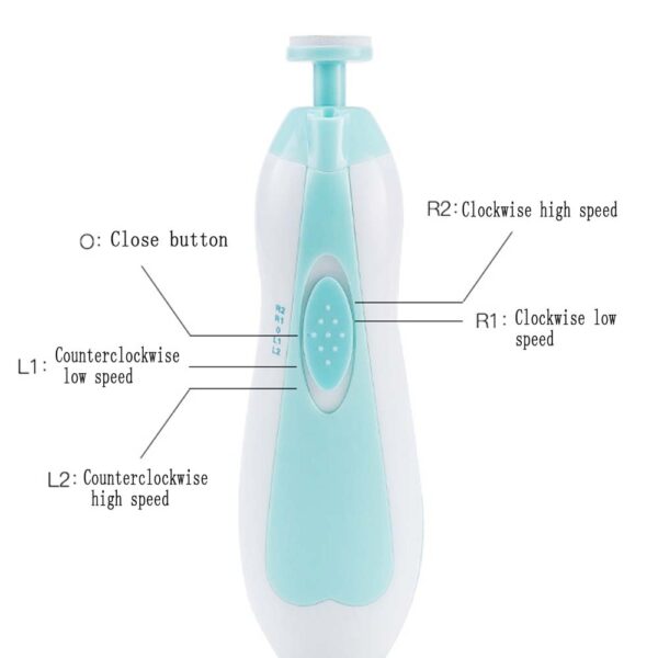 Portable Electric Tutus Nail Clipper Cutter Baby Trimmer Manicure Pedicure Clipper Scissors Kids Infantem Baby Cutter 4