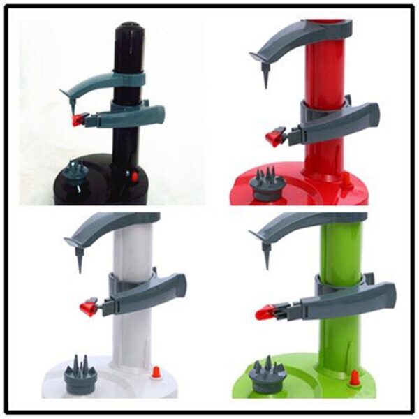 Stainless Steel Multifunction Electric Peeler Automatic Fruit Vegetable Peeler Three Spare Blades Potato Peeling Machine 3