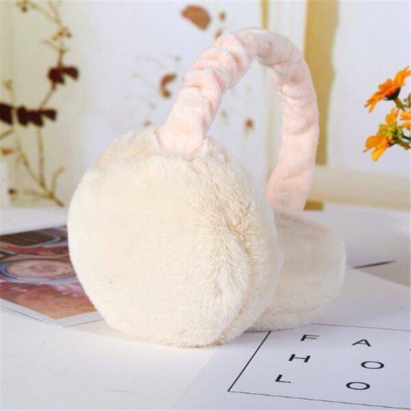 The new hamburger folding lady s warm ear bag carries the winter and winter cold and 5