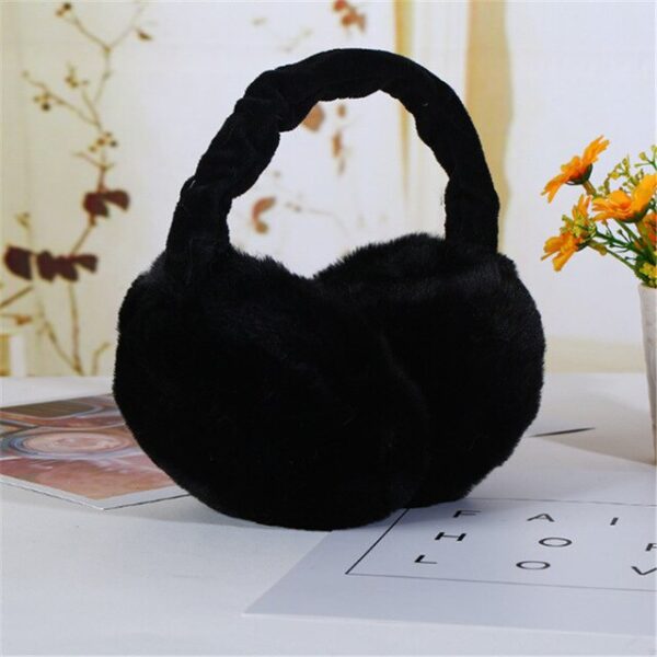 The new hamburger folding lady s warm ear bag carries the winter and winter cold