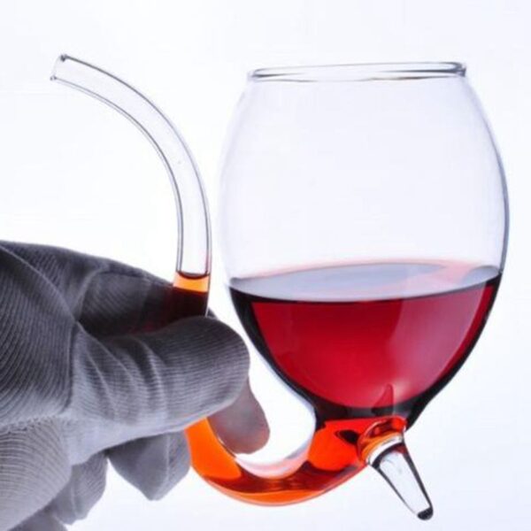 Wine Whiskey Glass Heat Resistant Glass Sucking Juice Milk Cup Tea Wine Cup With Drinking Tube 11