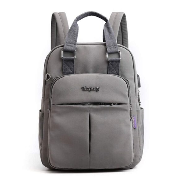 Women Nylon School Backpacks Anti Theft USB Charge Backpack Waterproof Bagpack School Bag Para sa Teenage Girls 2.jpg 640x640 2