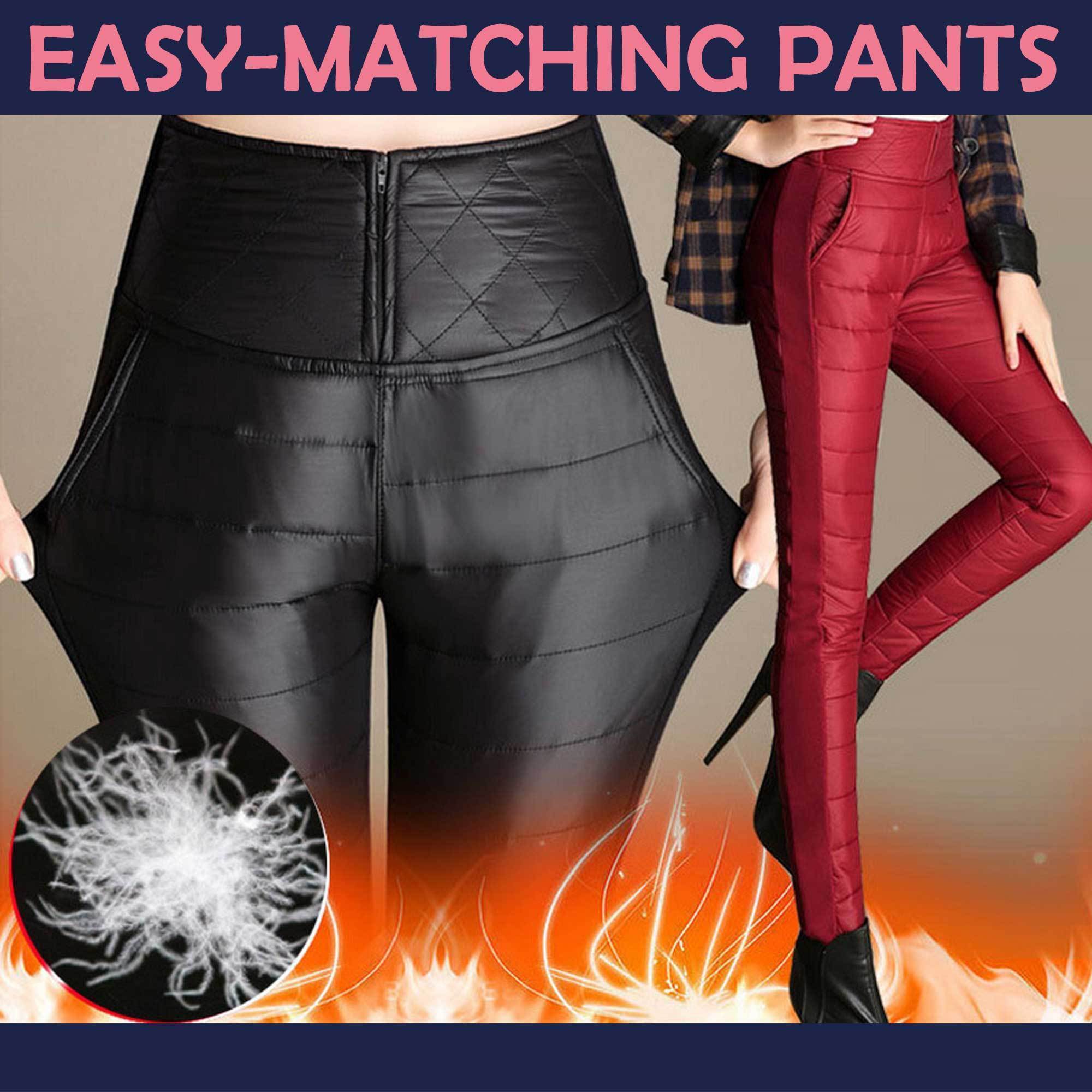 heatmax high waist light down pants