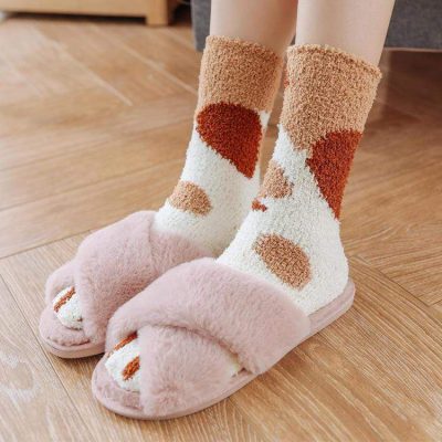 Winter Cat Claws Warm Sleep Floor Socks, Winter Cat Claws Warm Sleep Floor Socks