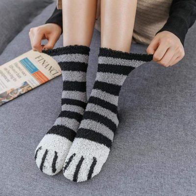 Winter Cat Claws Warm Sleep Floor Socks, Winter Cat Claws Warm Sleep Floor Socks