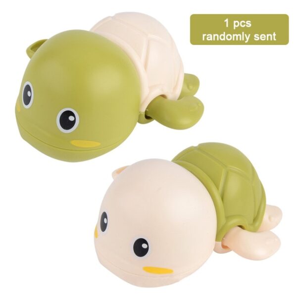 1 PCS Cute Cartoon Animal Tortoise Classic Baby Water Toy Infant Swim Turtle Wound up Chain 2.jpg 640x640 2