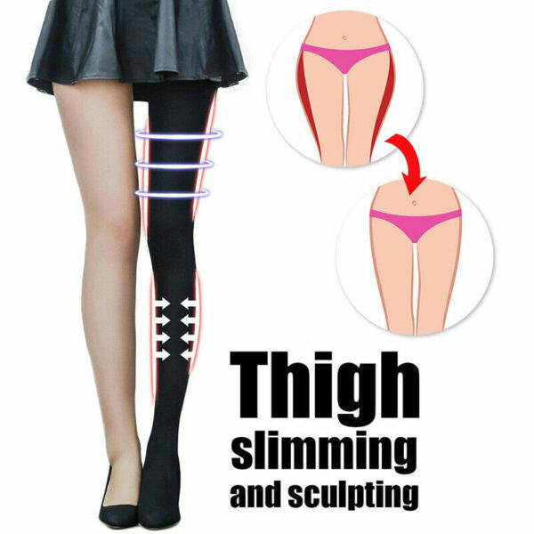 2 Size Down Compression Pantyhose Women Tights Lift Up Buttocks Legs Shaper Sliming Pantyhoses Stocking 3