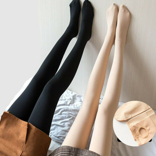 2 veličine donje kompresijske najlonke Ženske tajice Podignite stražnjicu Noge Oblikač za mršavljenje Pantyhoses čarapa 4