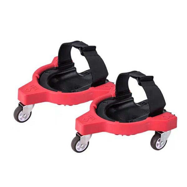2pcs Knee Pads Rolling Wheels Mobile Flexible Gliding for Work Construction Job Site Vinyl Auto Repair